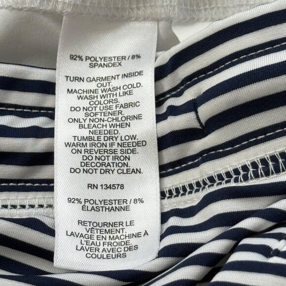 Vineyard Vines Sankaty Skort Navy Stripe Girls Medium - Picture 11 of 13